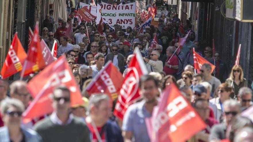 CC OO y UGT llaman a la manifestación del 1 de mayo para exigir empleo de calidad