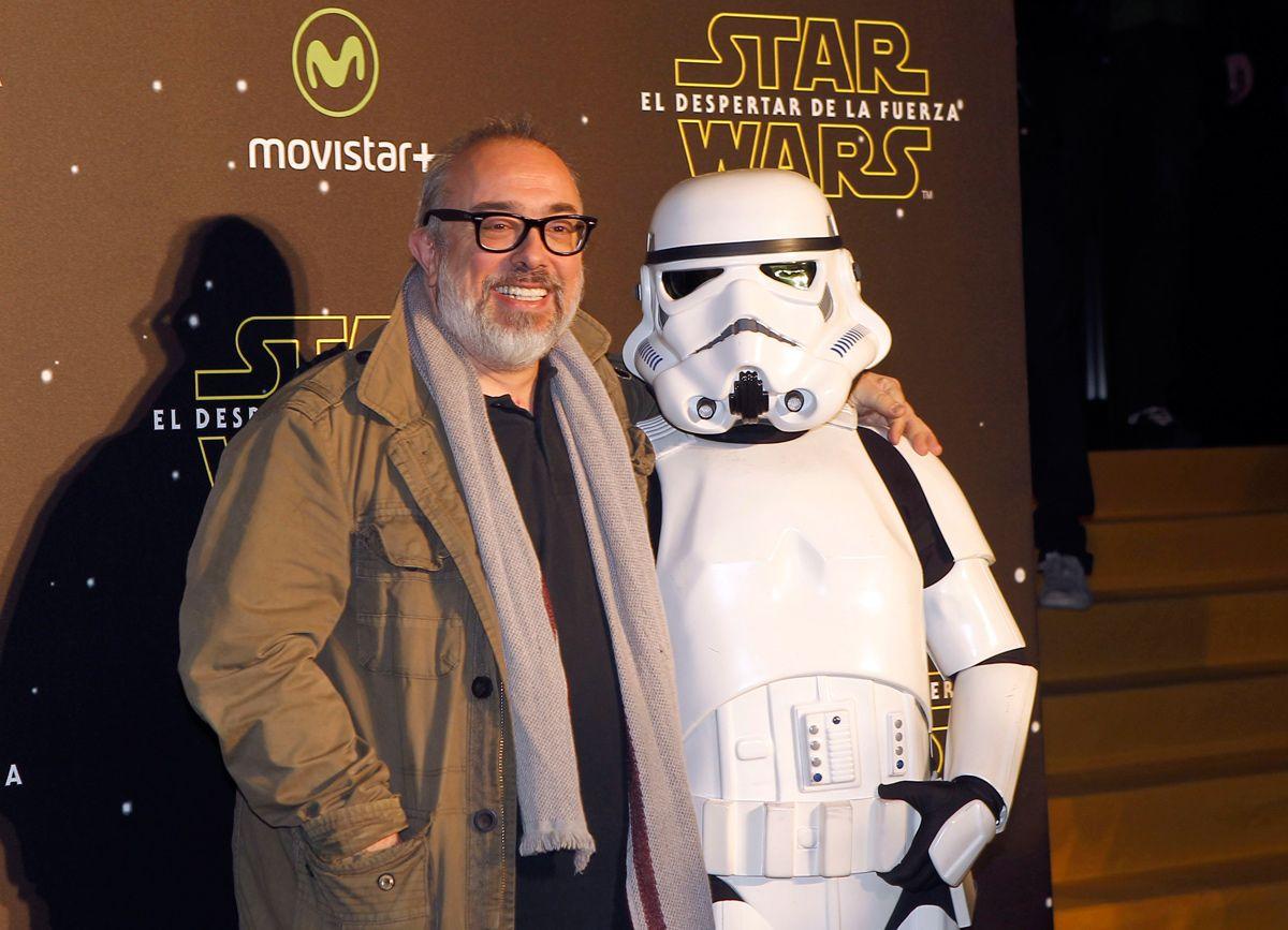Álex de la Iglesia en el estreno en Madrid de 'Star Wars: El despertar de la Fuerza'