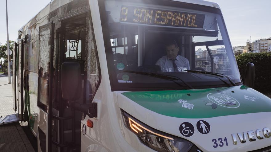 El primer mini-bus de la EMT de ocho metros y el doble de capacidad llega a Palma