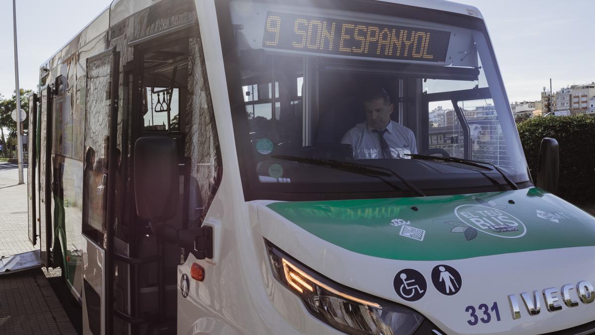 VÍDEO | El primer mini-bus llega a Palma: Así es el recorrido de la L9 a Son Espanyol