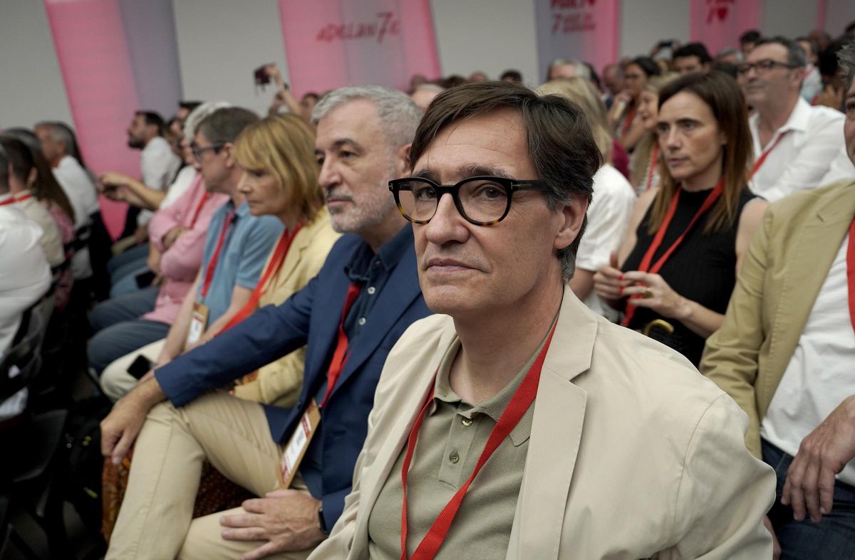 Salvador Illa, en el Comité Federal del PSOE.