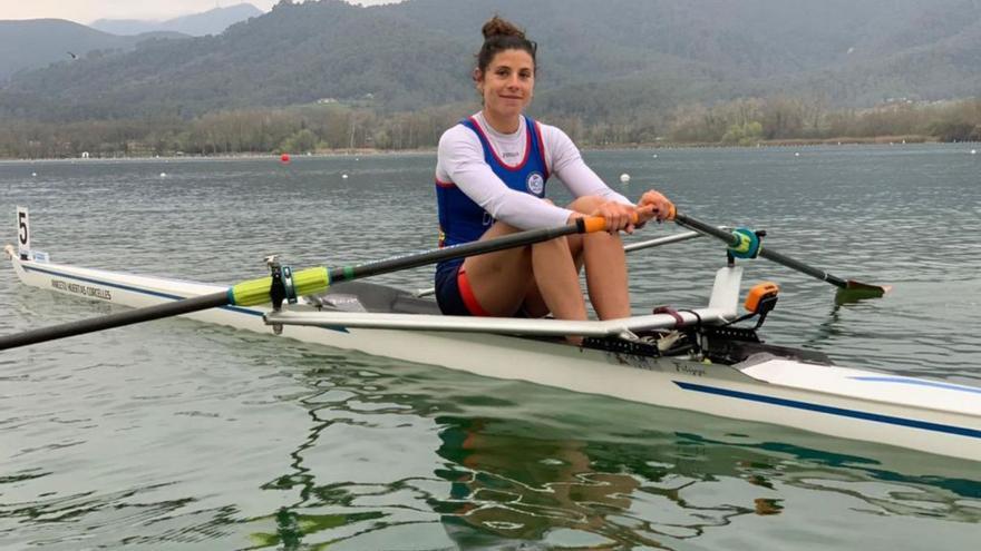 Natalia de Miguel, subcampeona de España de remo de larga distancia