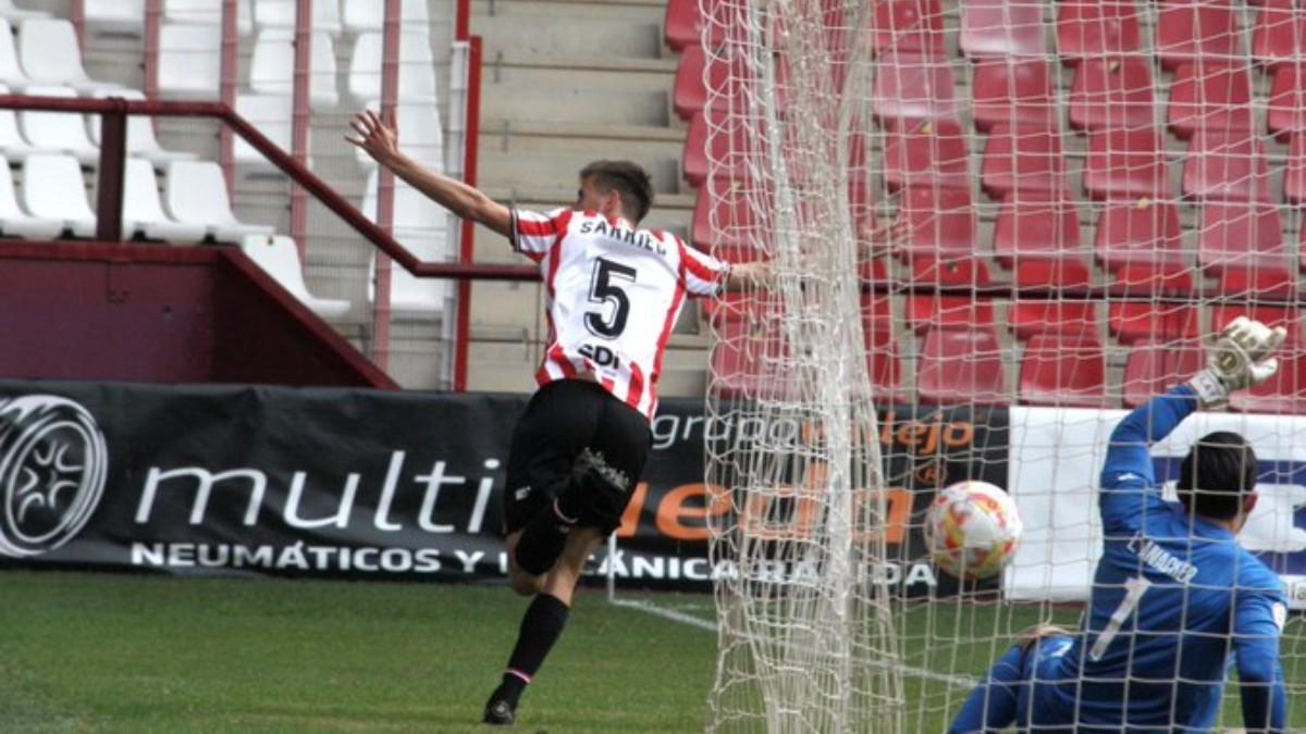 Sarriegi celebra su gol