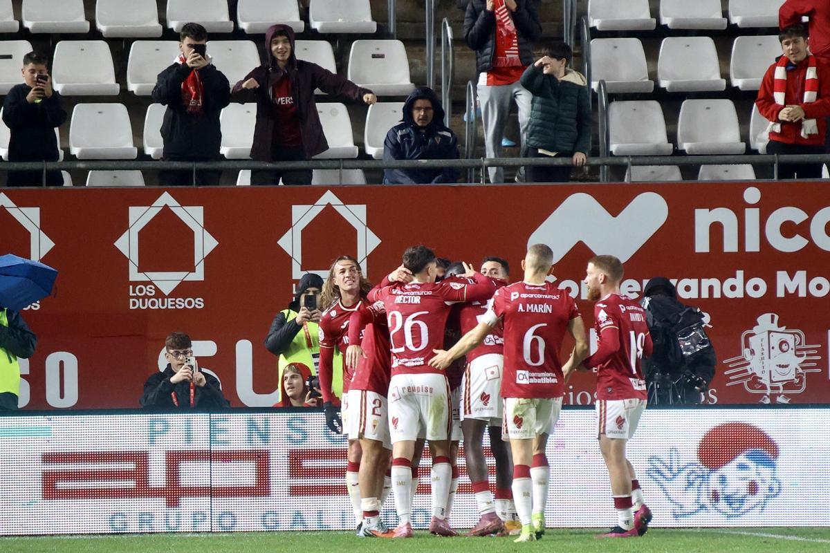 La victoria del Real Murcia contra el Europa, en imágenes