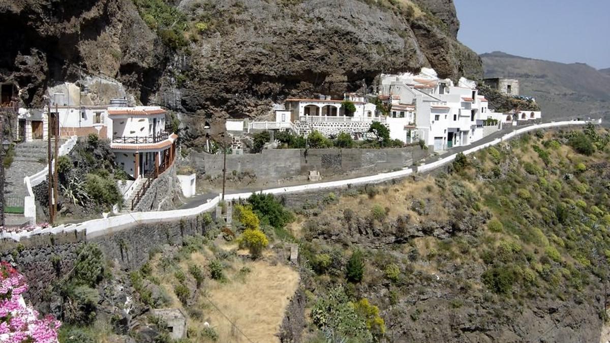 Las casas-cueva de Artenara.