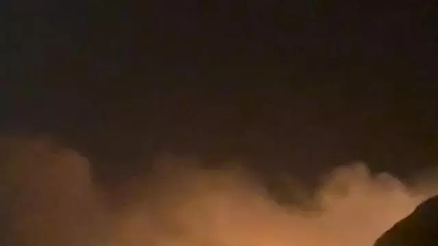 Incendio en la Sierra de la Muela de Cartagena
