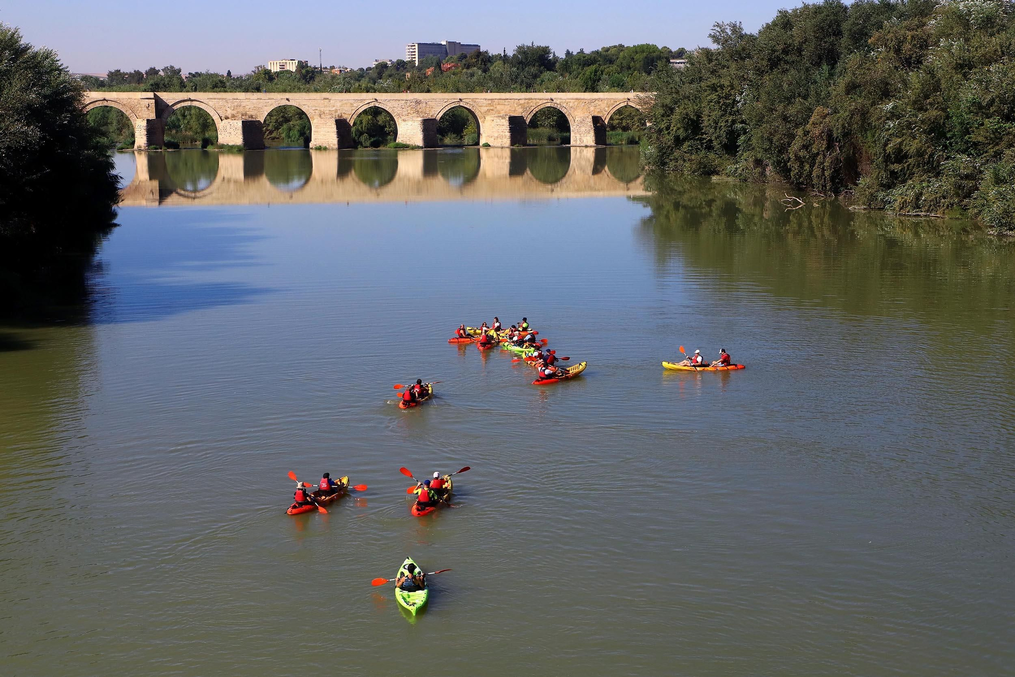 Paseos en kayak por el róio Guadalquivir