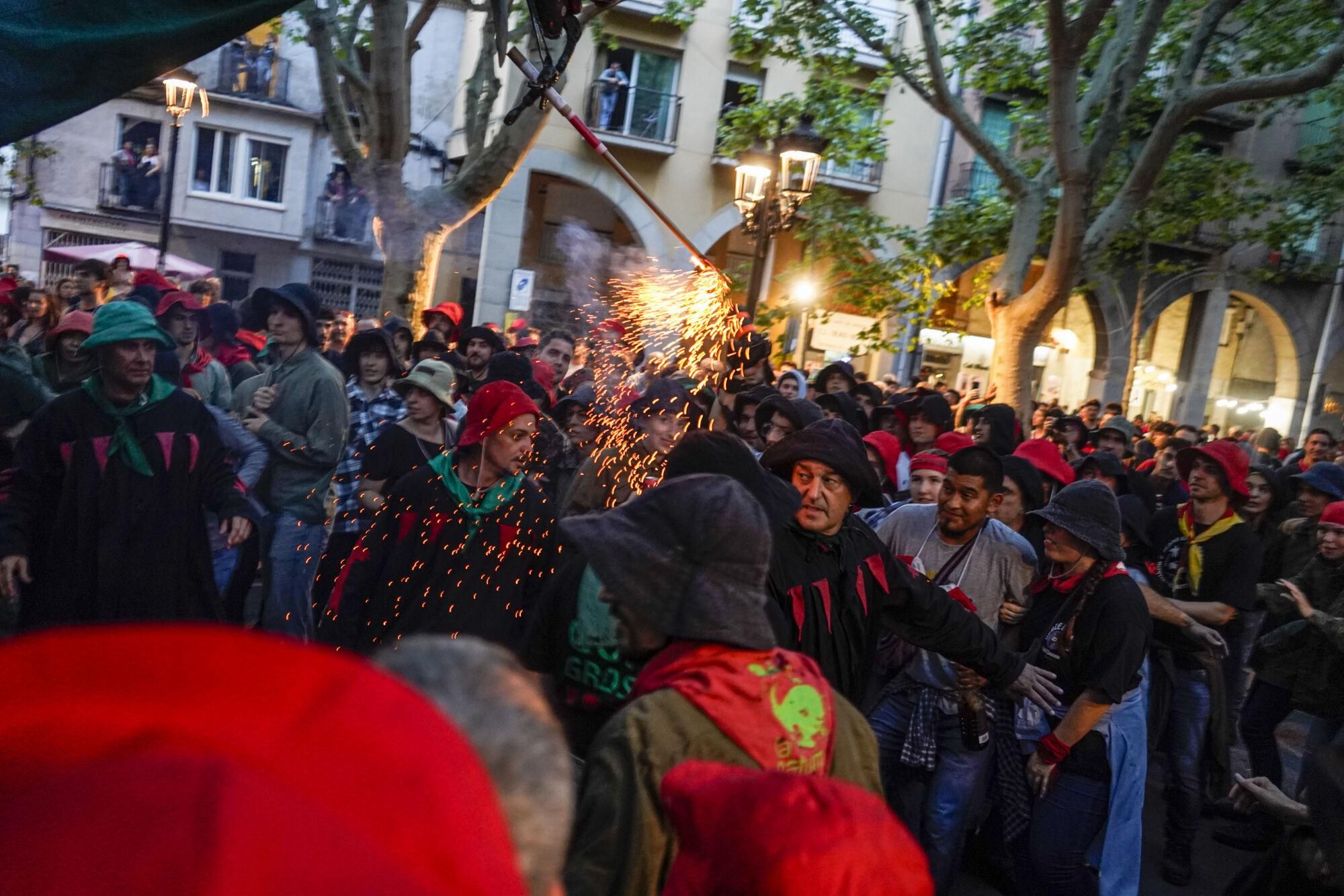 Passacarrers de Patum de dissabte
