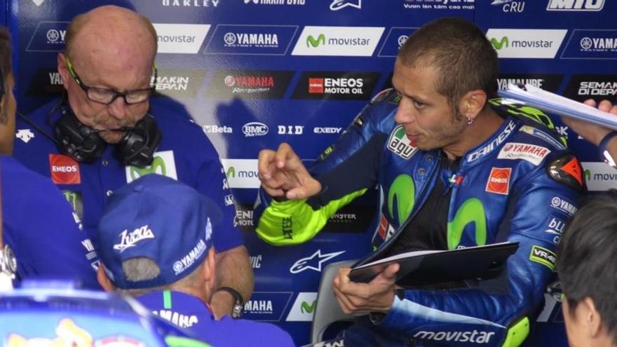 Rossi probará mañana en Misano para correr en Aragón