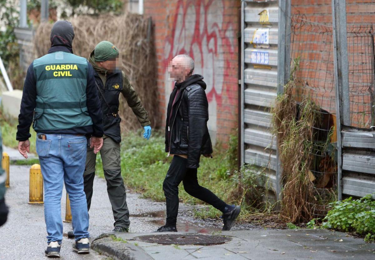 El detenido, J.M.J.J., de 56 años, el principal objetivo de la operación. | Santos Álvarez