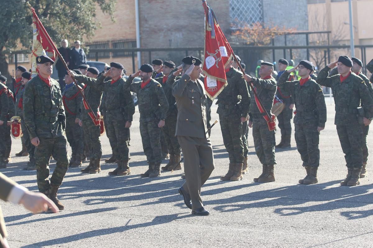 Parada militar de la Brigada Guzmán el Bueno X en Cerro Muriano