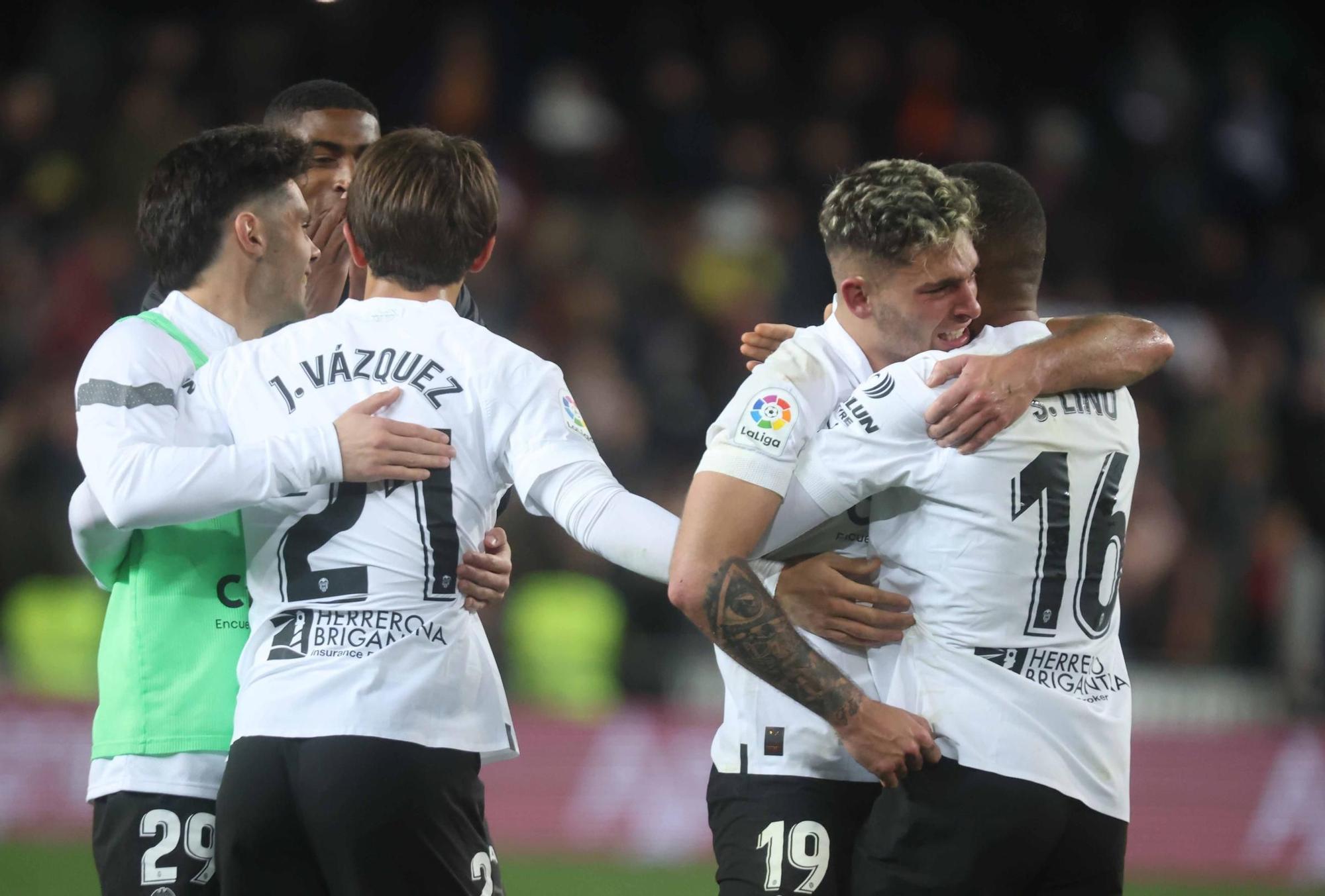 La victoria del Valencia CF en imágenes