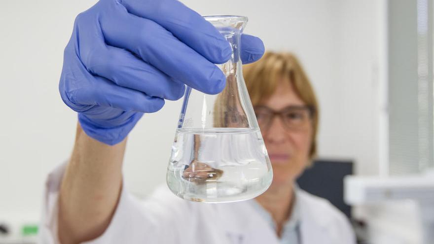 Laboratorio de Calidad de Aguas de Alicante en la EDAR de Rincon de León