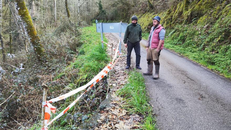 Vecinos de Villaviciosa exigen la mejora de la carretera a Miravalles, Santa Eugenia y Rales: &quot;Hay miedo a pasar por ella&quot;