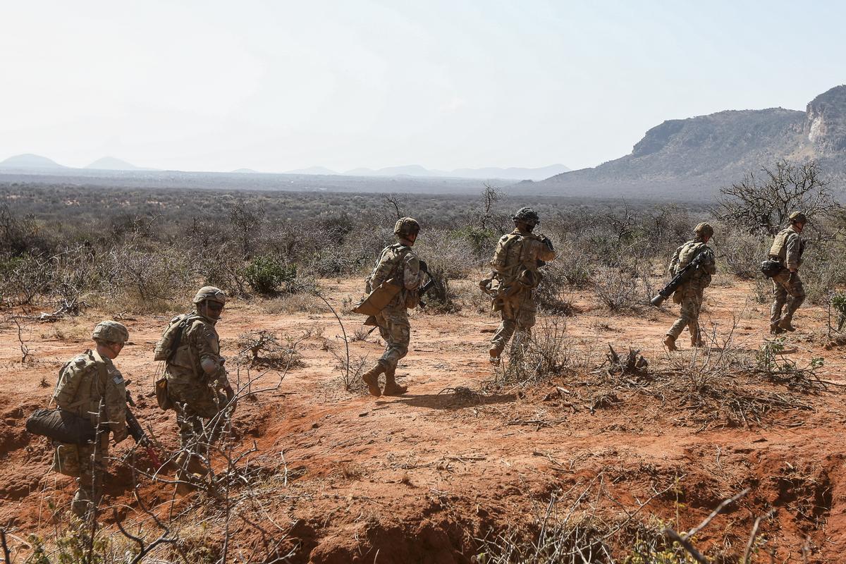 EEUU monta en la sabana de Kenia su mayor maniobra militar en África del Este