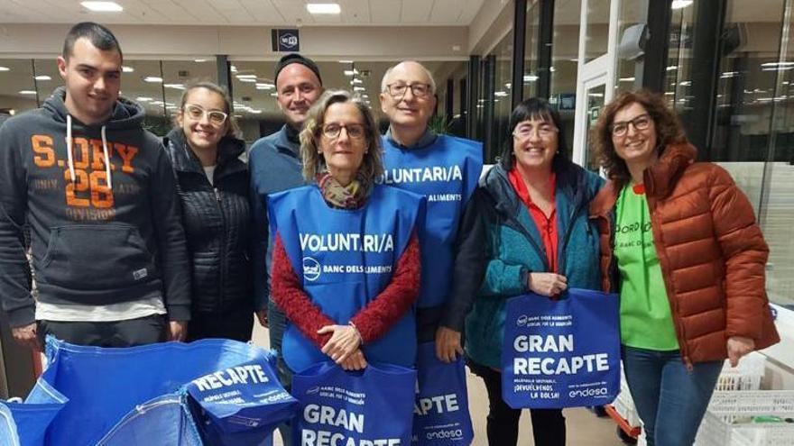 Jorba se solidaritza amb el Gran Recapte aconseguint recollir més de dos mil quilos d’aliments