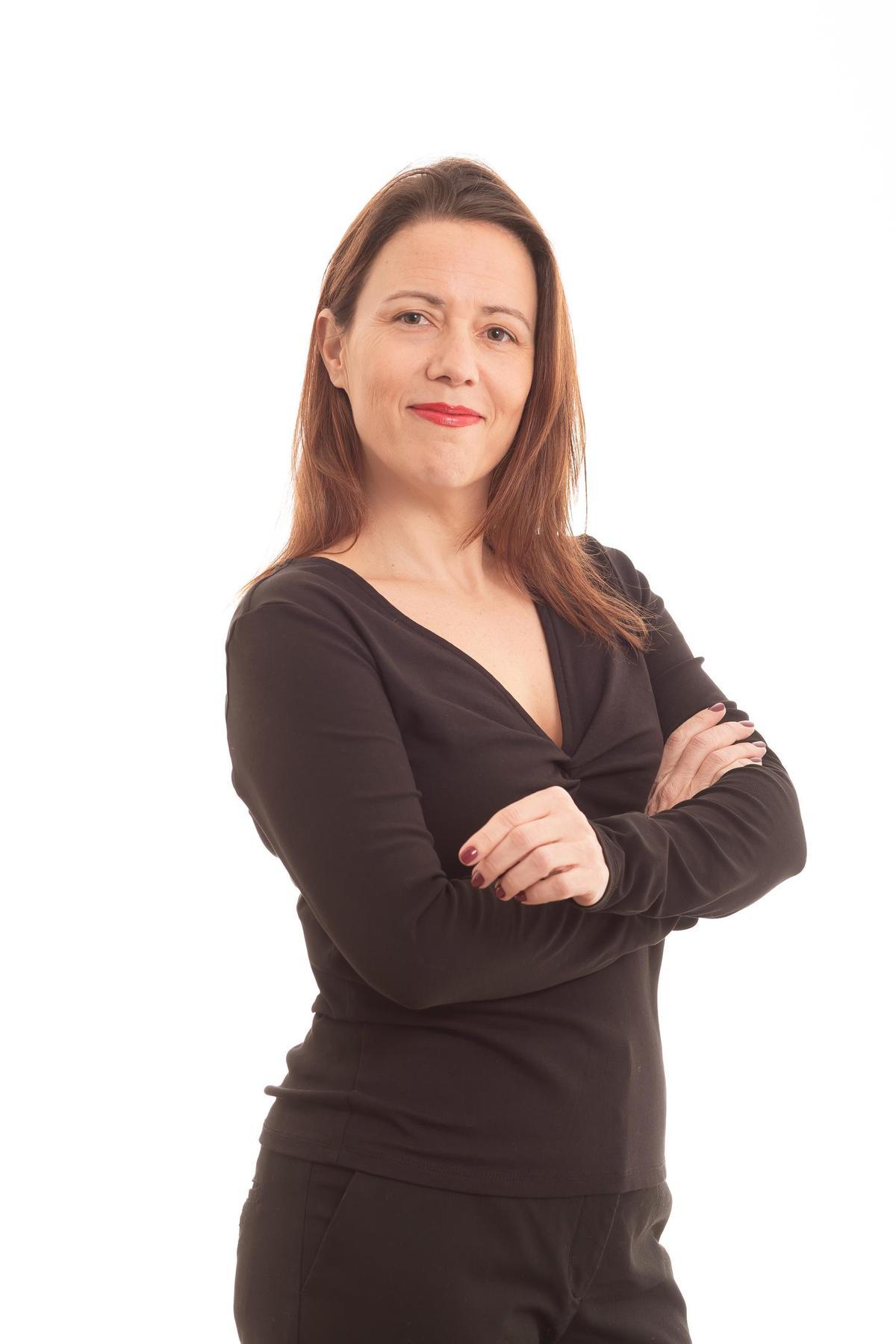 La autora del trabajo, Almudena Otegui.