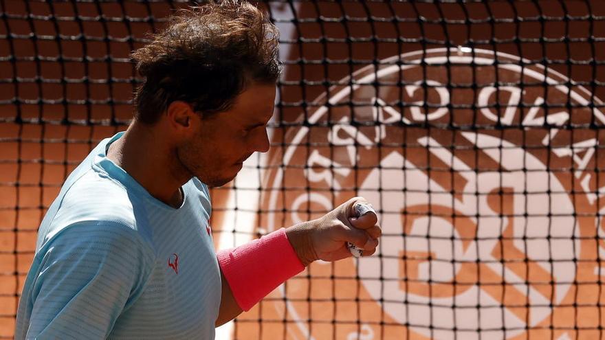 Rafa Nadal, en la Philippe Chatrier