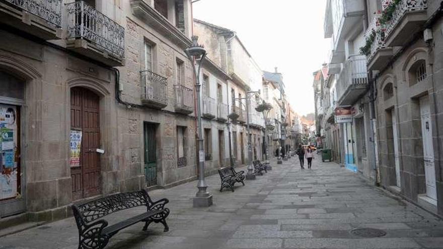 Edificios de la Rúa Real de Caldas de Reis. // Noé Parga