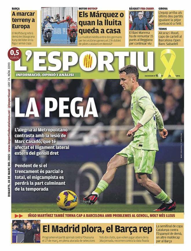 Las portadas de la prensa deportiva de hoy