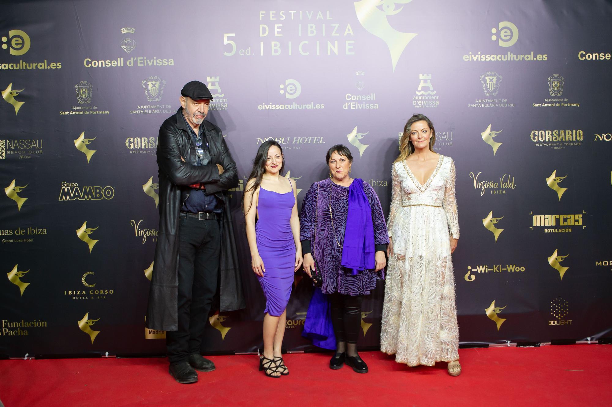 La alfombra roja y gala de clausura del festival Ibicine de Ibiza.