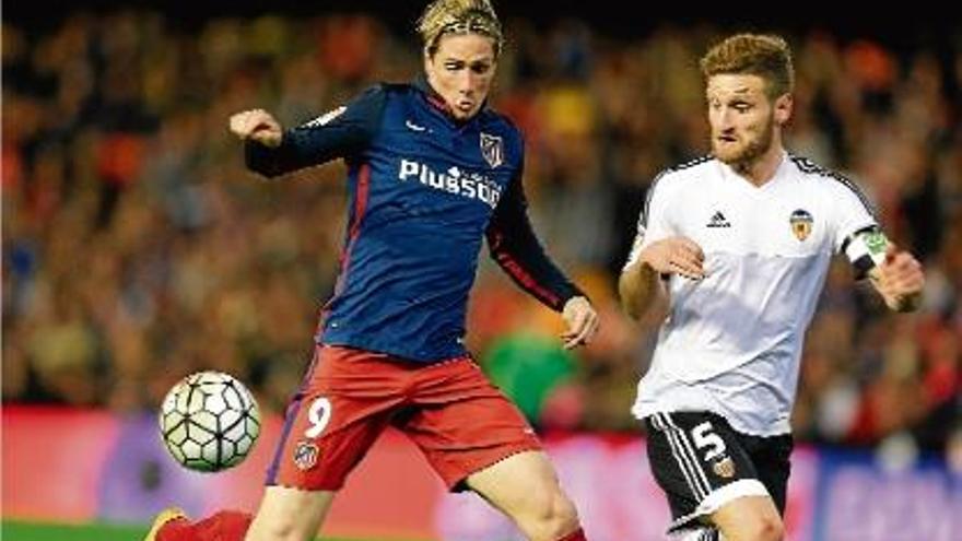 Fernando Torres va marcar el segon gol i va desencallar el partit per l&#039;equip madrileny.