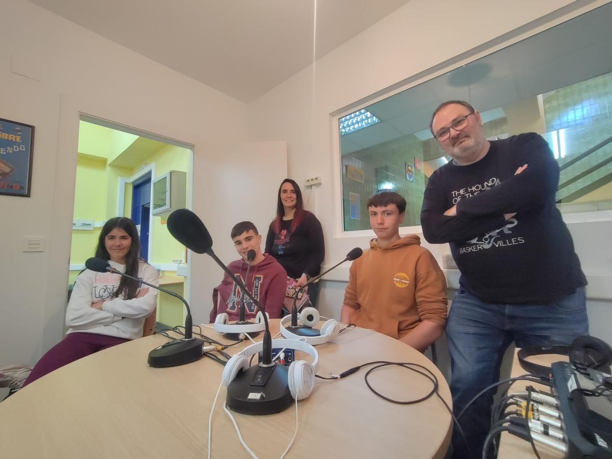 Nerea Martínez, Izan Villa, Beatriz Moreta, Miguel Cueto y Juanjo Palacios