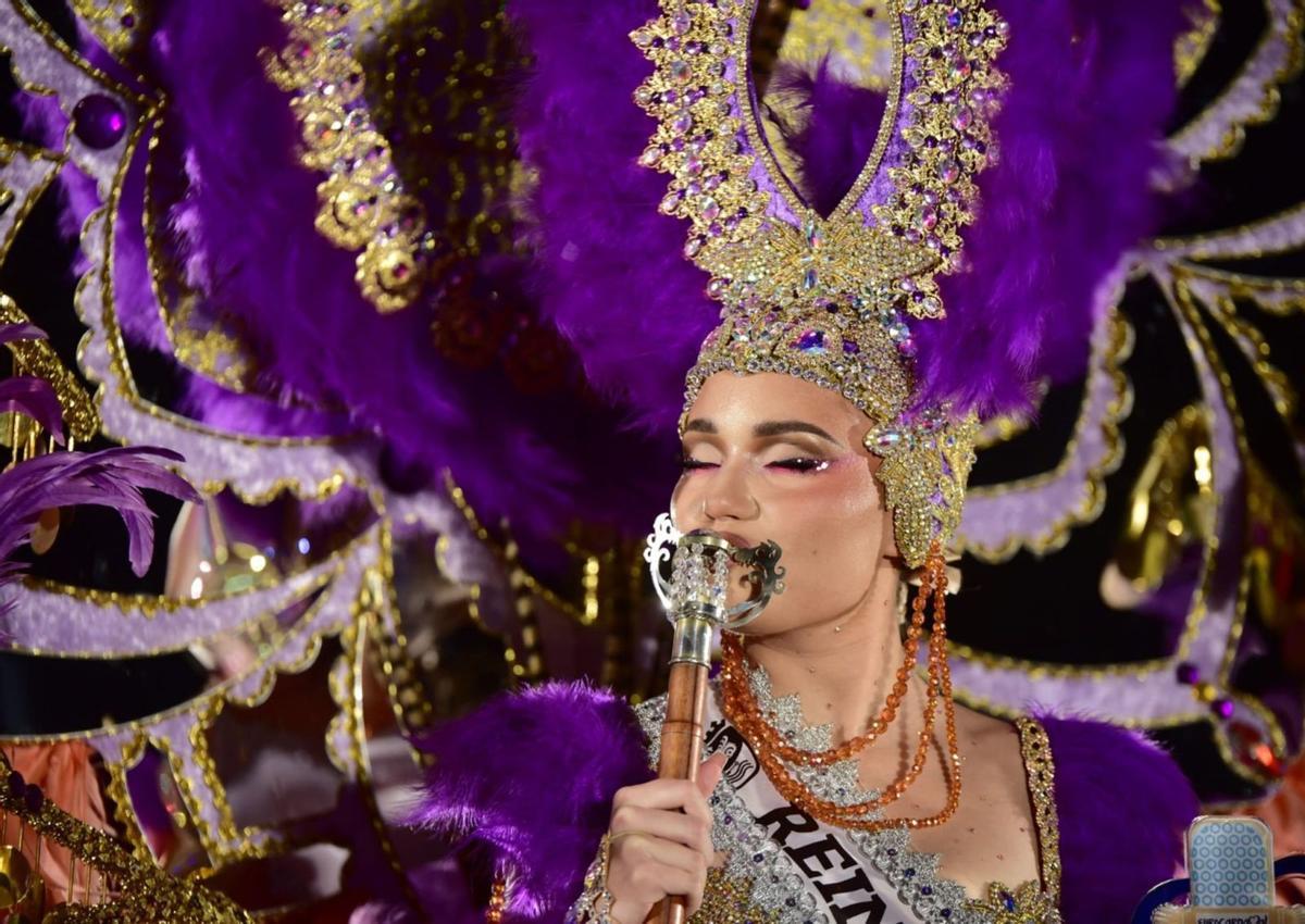 Andrea Fariña Pérez, reina del Carnaval Internacional de Puerto de la Cruz