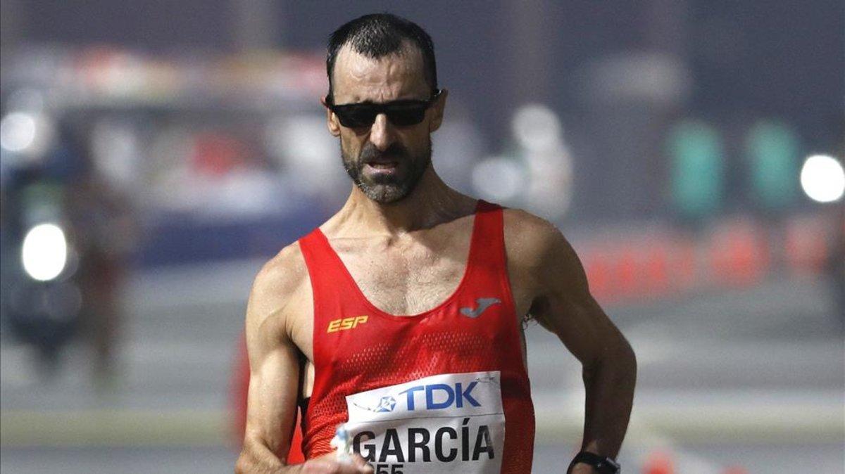 García Bragado entrena en el mismo horario que el resto de la población