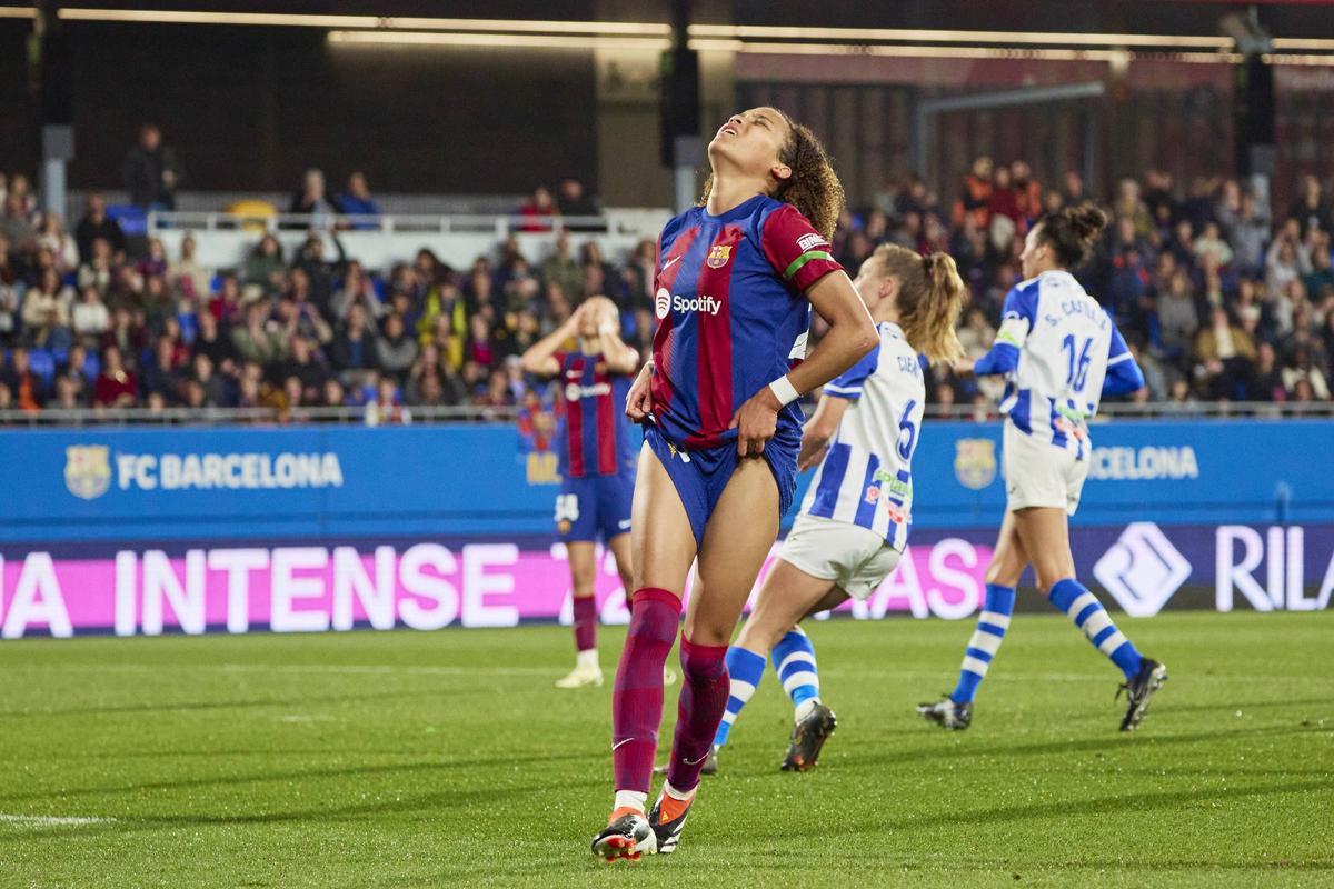 Liga F. FC Barcelona - Sporting Huelva, las mejores imágenes Liga F. FC Barcelona - Sporting Huelva, las mejores imágenes
