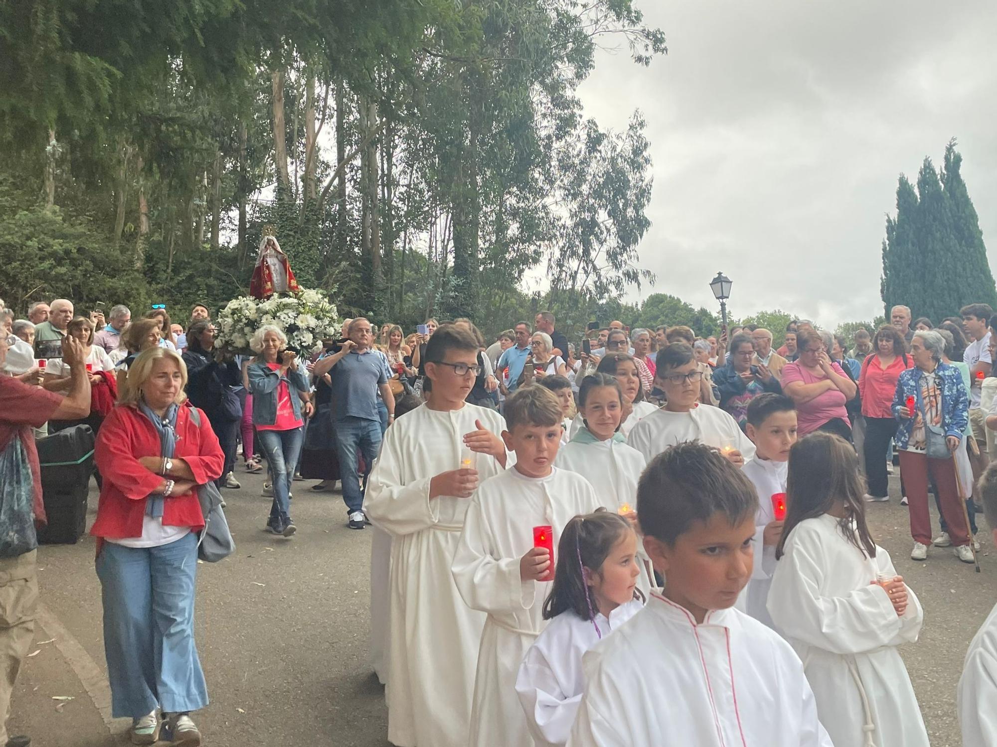 La Virgen del Viso ya está en la colegiata de Salas