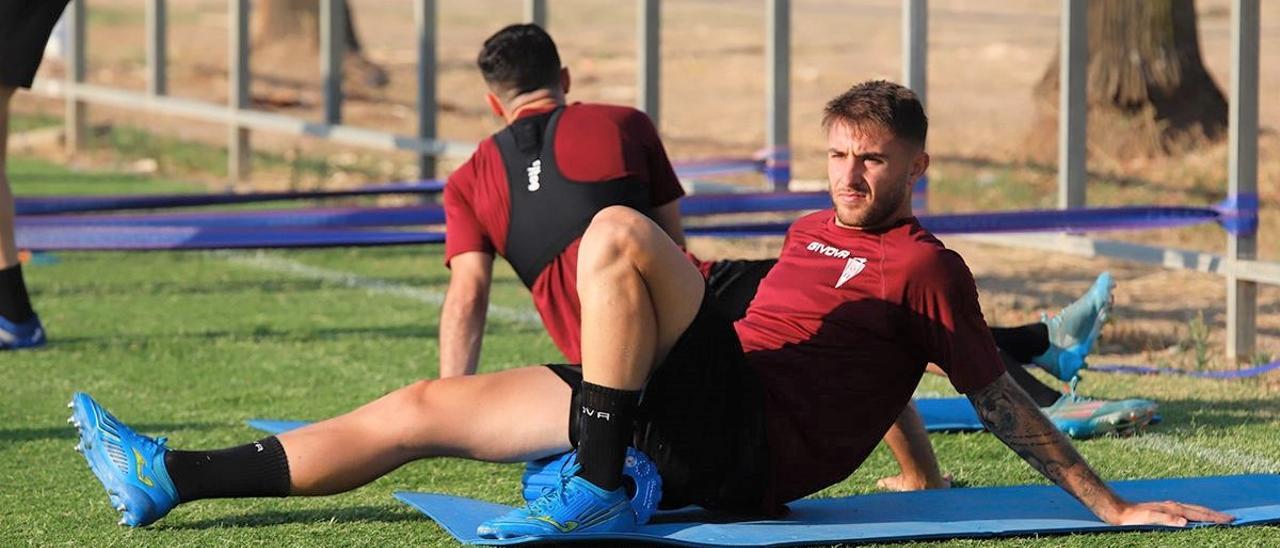 Antonio Casas, durante una sesión de trabajo en la Ciudad Deportiva.