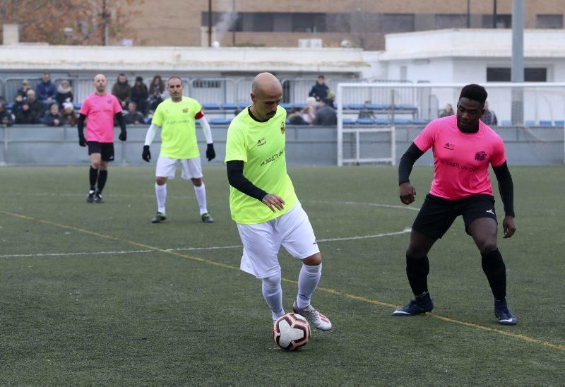 Partido solidario en el campo César Láinez