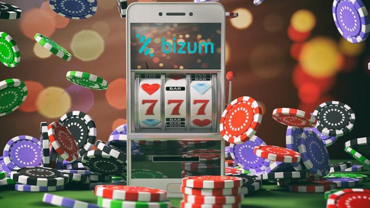 Juego de casino en un casino online con Bizum en el móvil