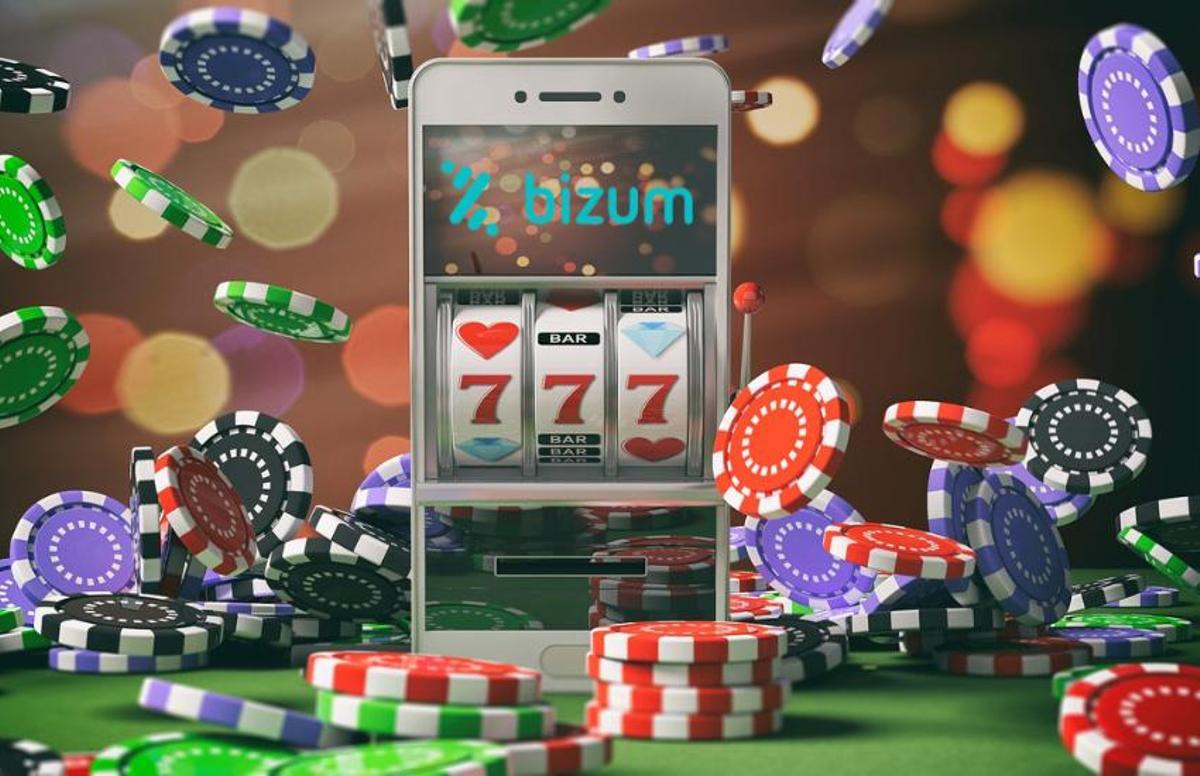Juego de casino en un casino online con Bizum en el móvil