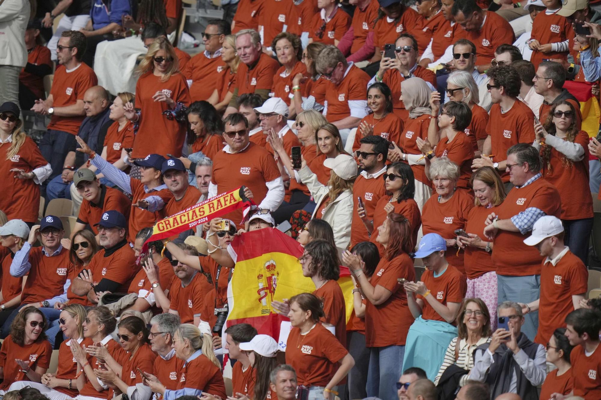 FOTOS | Roland Garros homenajea a Rafa Nadal
