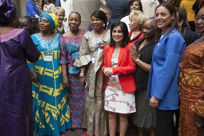 16/05/2016.Inauguración del I Encuentro de Parlamentarias Canarias-África.Hanna Birna.Catherine Samba-Panza.Carolina Darias.Maria Teresa Fernandez de la Vega.Barbara Hendricks.Santa Cruz de Tenerife