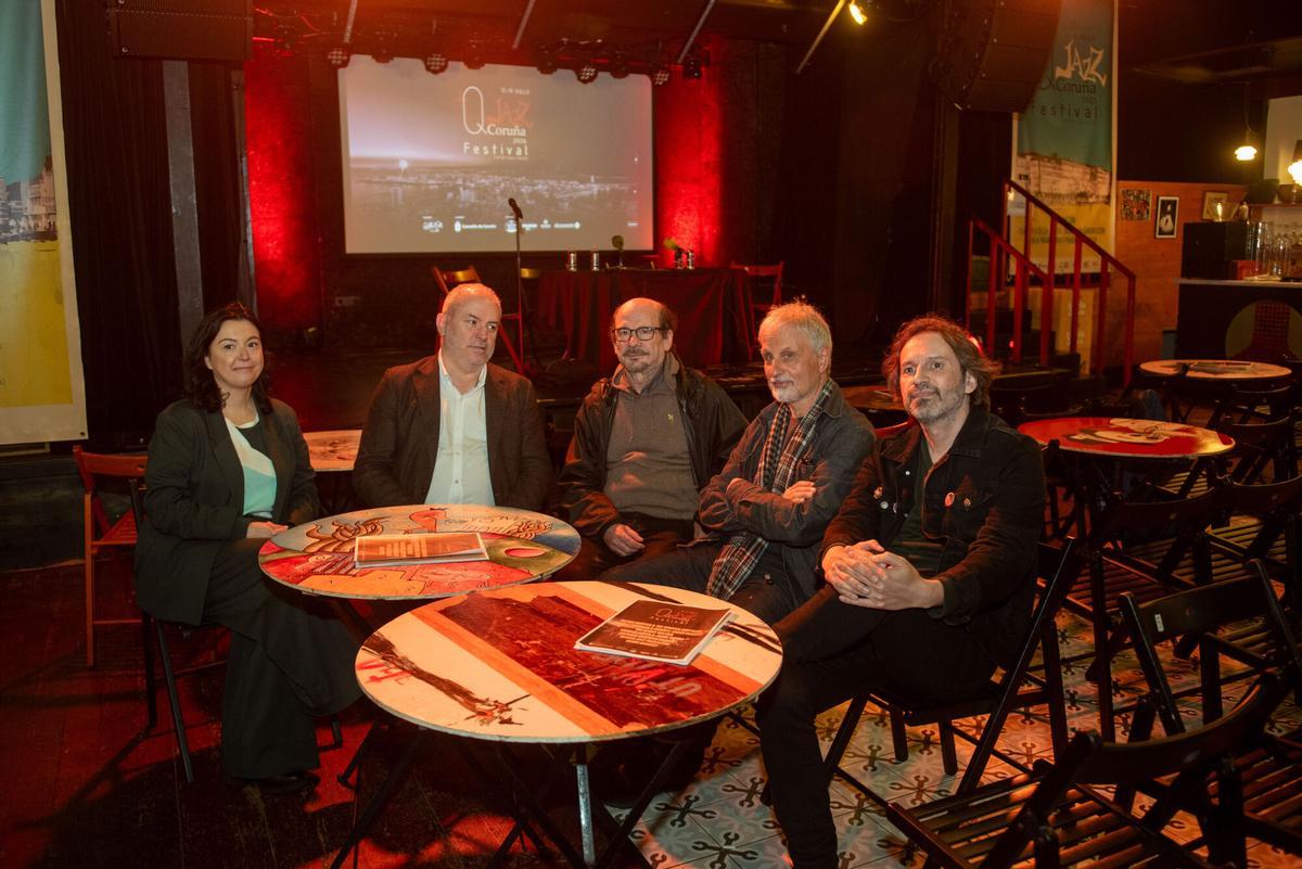 Presentación del festival +QJazz en el Garufa Club de A Coruña