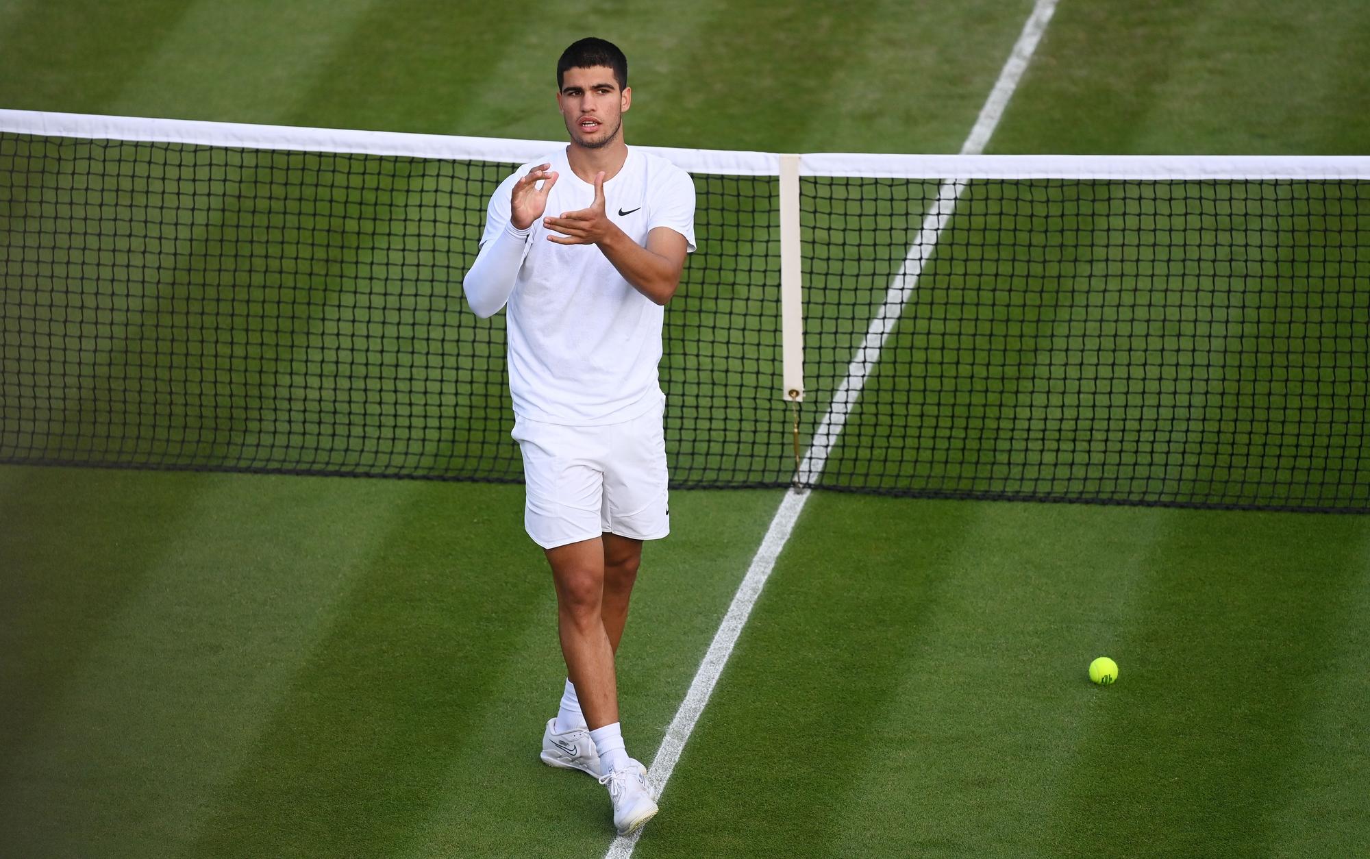 Alcaraz pasó de ronda con un gran nivel de tenis