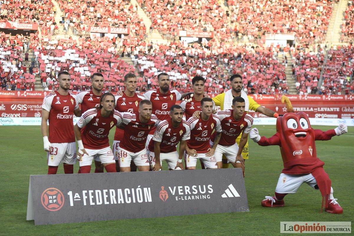 Así fue el encuentro del play off del Real Murcia y el Nástic en la lucha por el ascenso