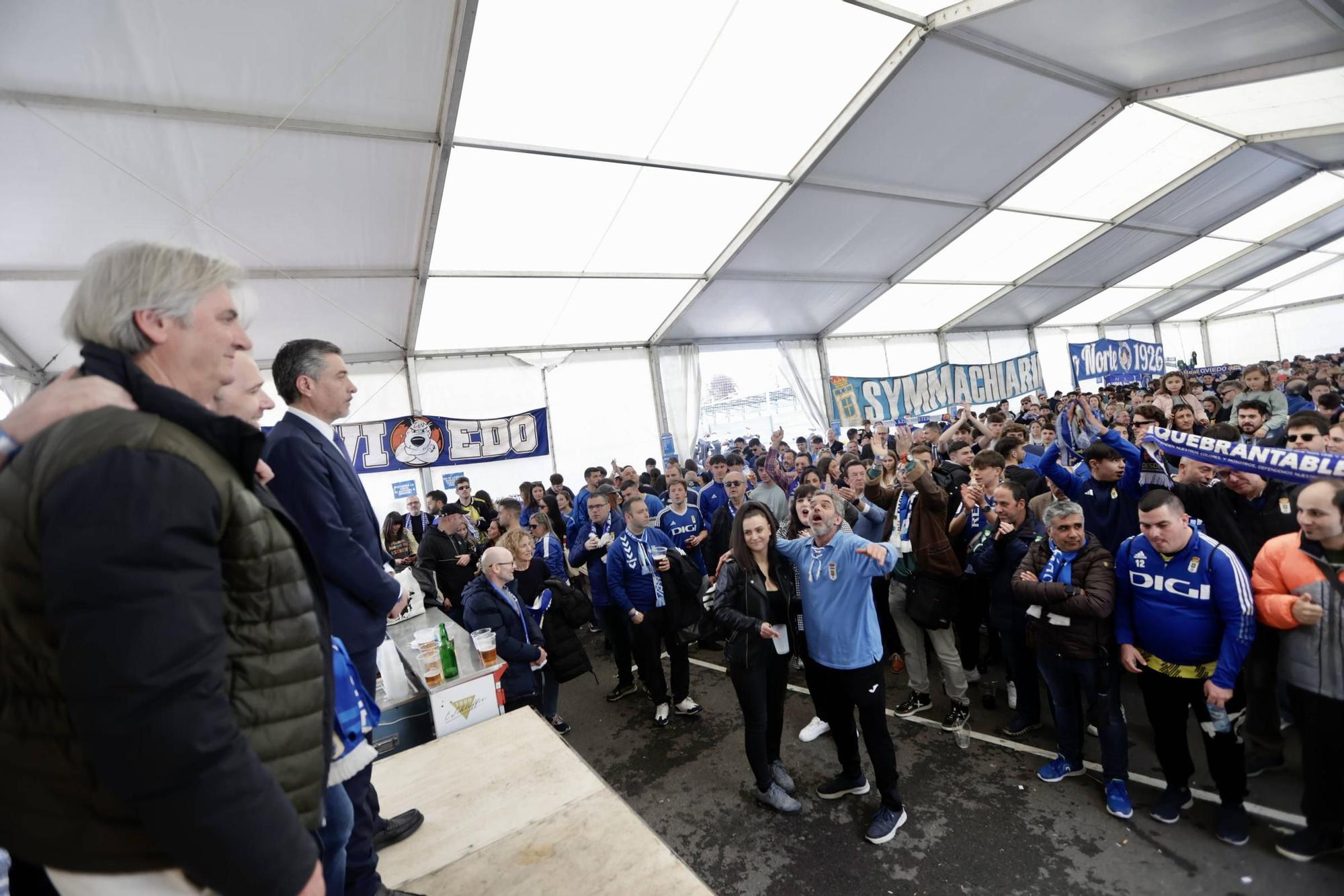 En imágenes: así fue el 98º aniversario del Real Oviedo en la previa del Tartiere