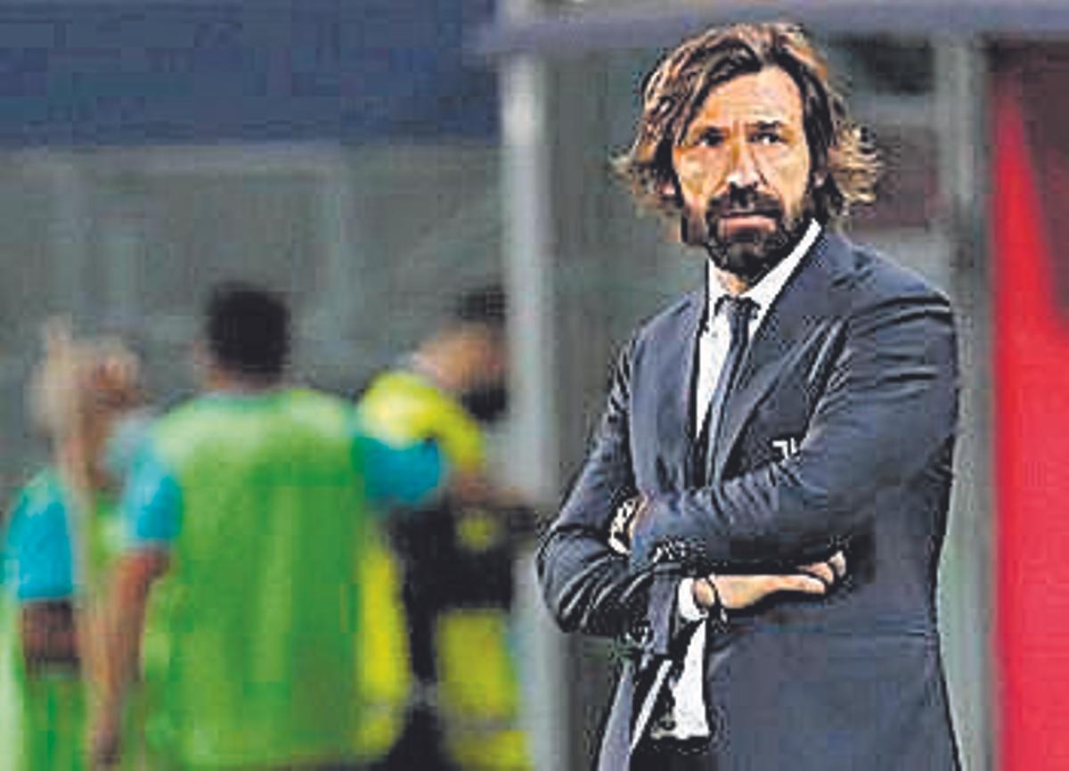 Bologna (Italy), 23/05/2021.- Juventus' coach Andrea Pirlo reacts during the Italian Serie A soccer match Bologna FC vs Juventus FC at Renato Dall'Ara stadium in Bologna, Italy, 23 May 2021. (Italia) EFE/EPA/ELISABETTA BARACCHI