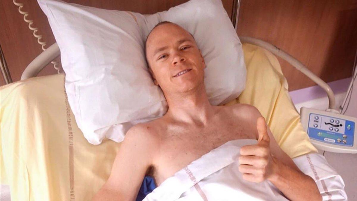 Chris Froome sufrió una grave caída justo hace un año