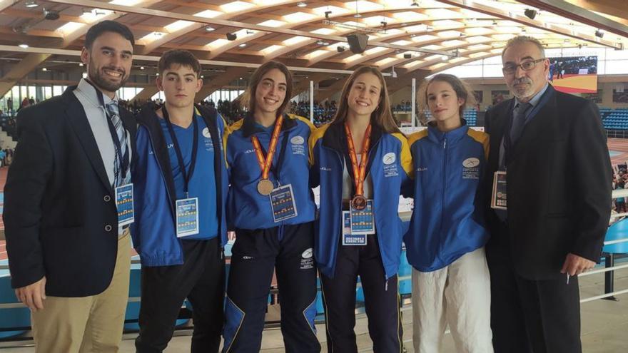 Carlota Álvarez y Hugo González, oro en kata en el Nacional