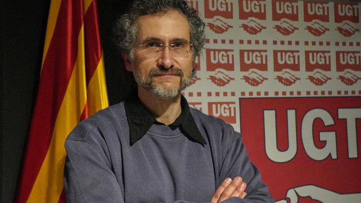 Maxi Rica, el nou secretari general de l’UGT a  les comarques gironines. | MARC MARTÍ FONT