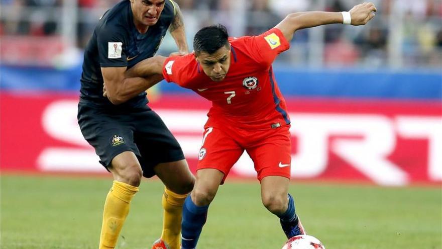 Chile sufre ante Australia y jugará en semifinales contra Portugal