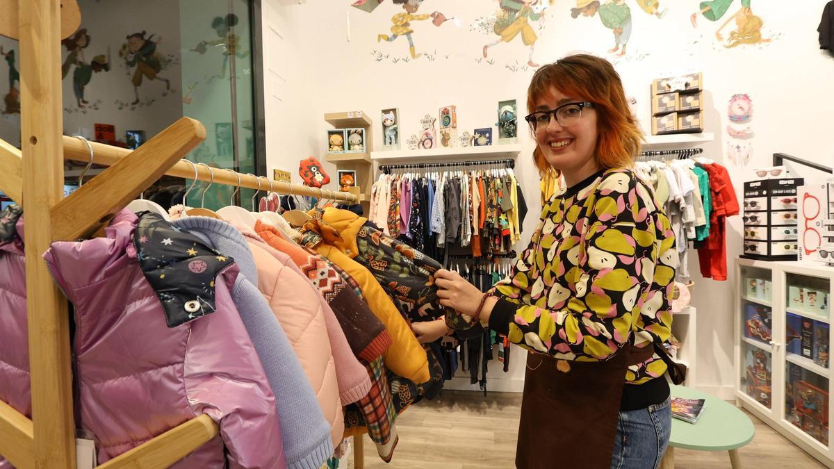 Laura de la Torre, en su nueva tienda de Patraix