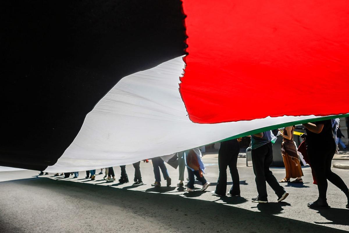Todas las fotos de la manifestación por Palestina este sábado 16 de mayo