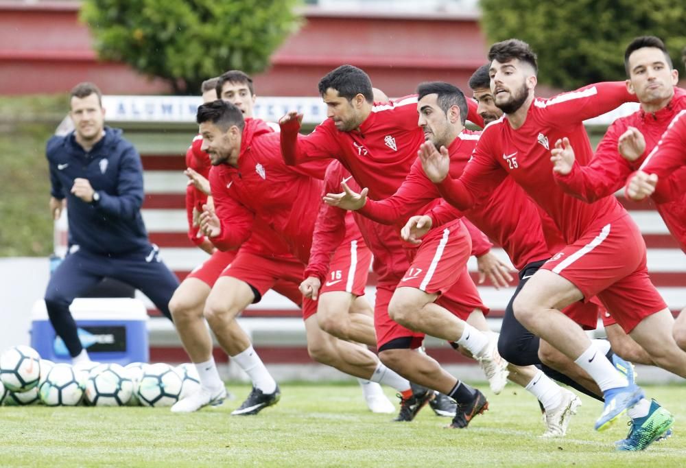 Entrenamiento del Sporting