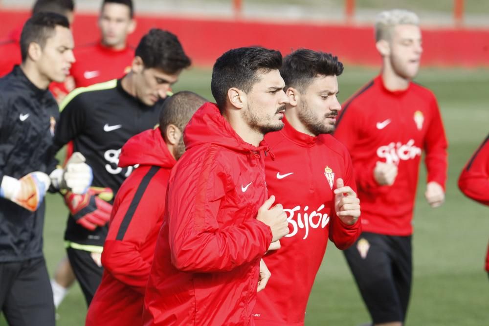 Entrenamiento del Sporting